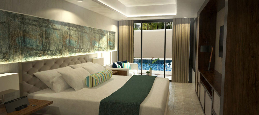 Henann Prime Beach Resort Balabag  Esterno foto A bedroom in the hotel